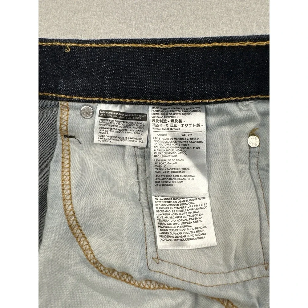 Levi's 541 Athletic Fit Jeans Dark Wash Denim Men's 40x32 Stretch